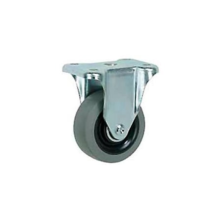 Casters Wheels & Industrial Handling Faultless Rigid Plate Caster 4in TPR Wheel 7793-4